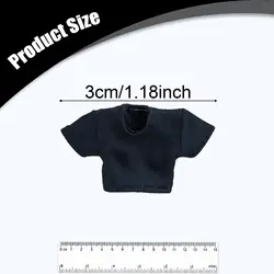 Camisa de muñecas manga corta de tela para casa infantil