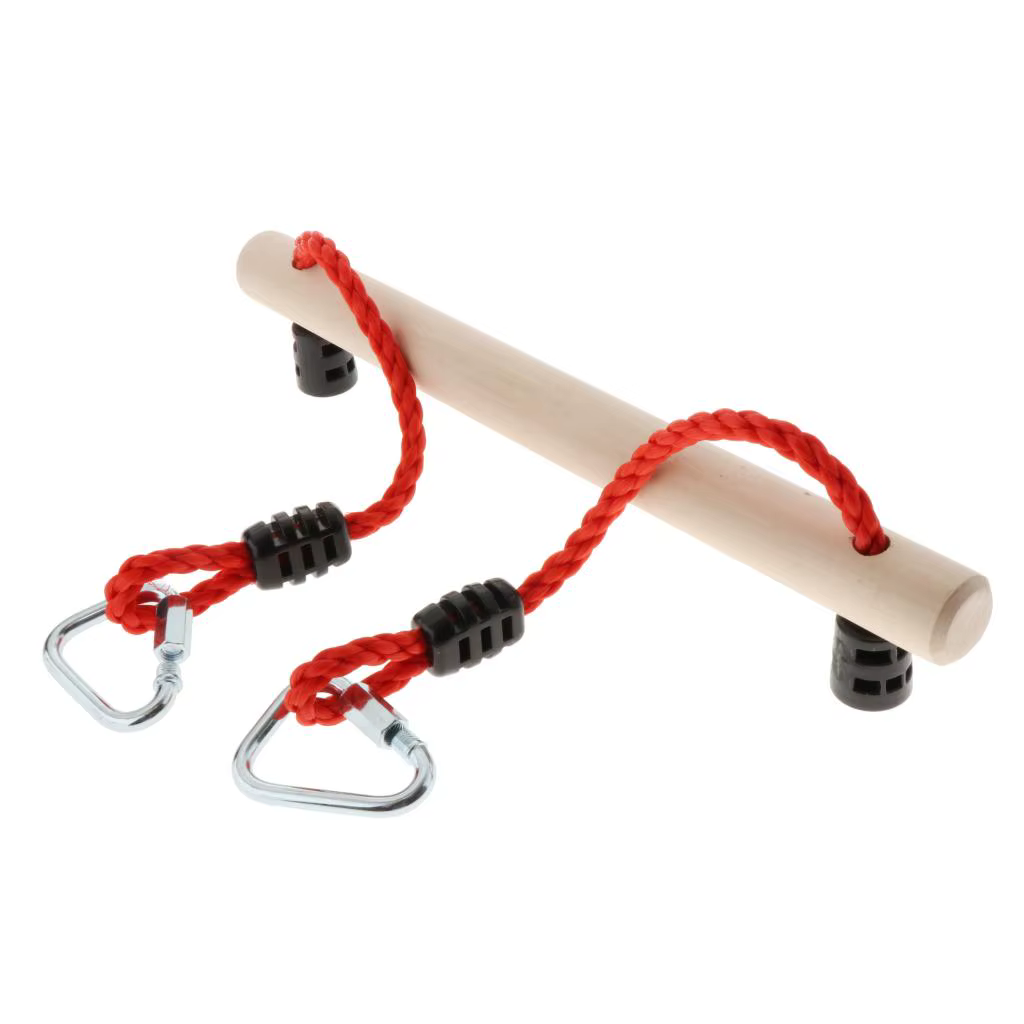 Columpio trapezio infantil con cuerda resistente para juegos en casa