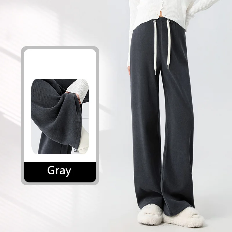 Pantalones premamá con cordón ajustable y tiro elástico