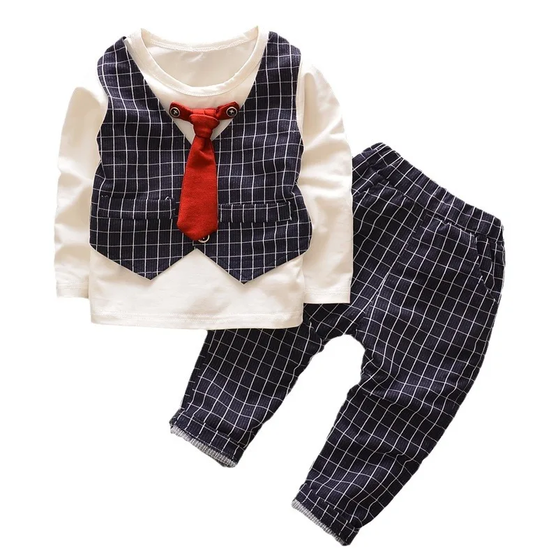 Conjunto bebé de algodón: camiseta, pantalón para primavera y otoño - imagen 4