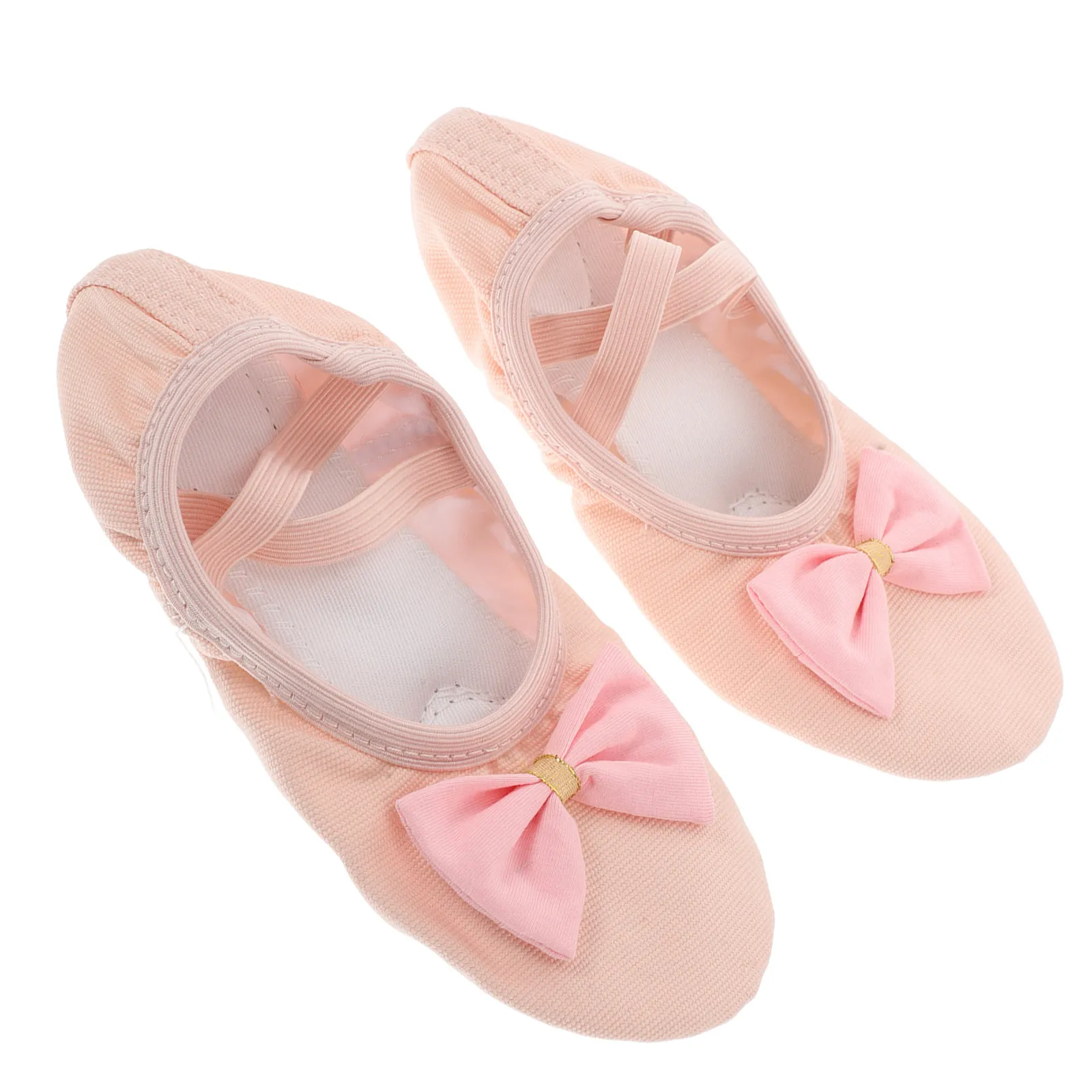 Zapatillas de ballet para niñas suela blanda y planta partida - imagen 5