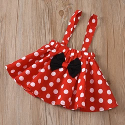 Disfraz de Minnie Mouse para niña – Diadema con lazo y lunares