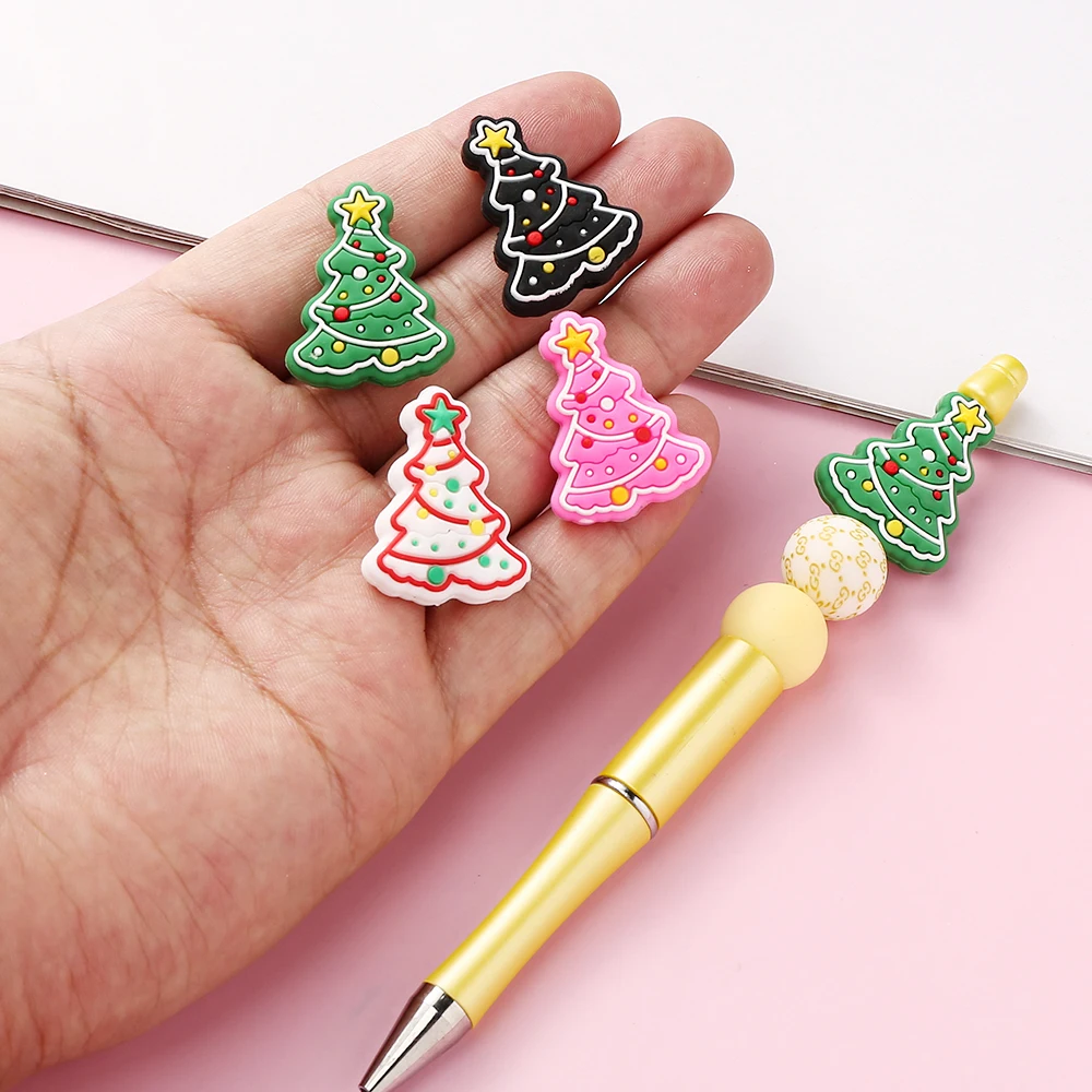 10 cuentas de silicona árbol de Navidad para mordedor bebé DIY - imagen 5