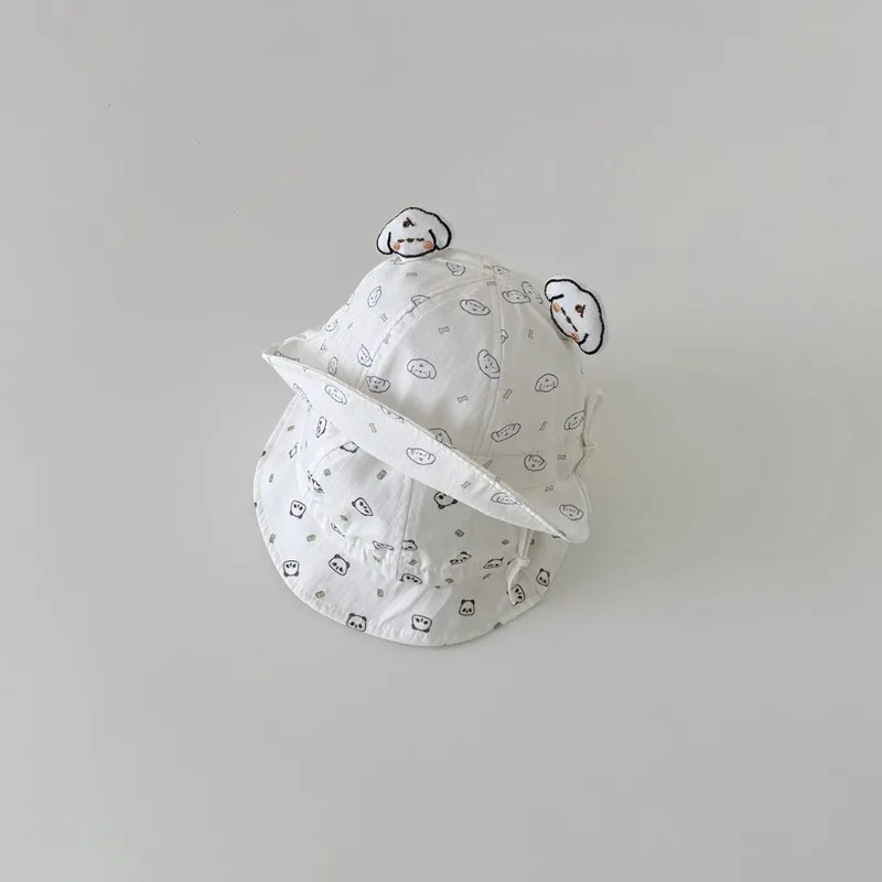 Sombrero de pescador para bebé con animales, primavera y otoño - imagen 4