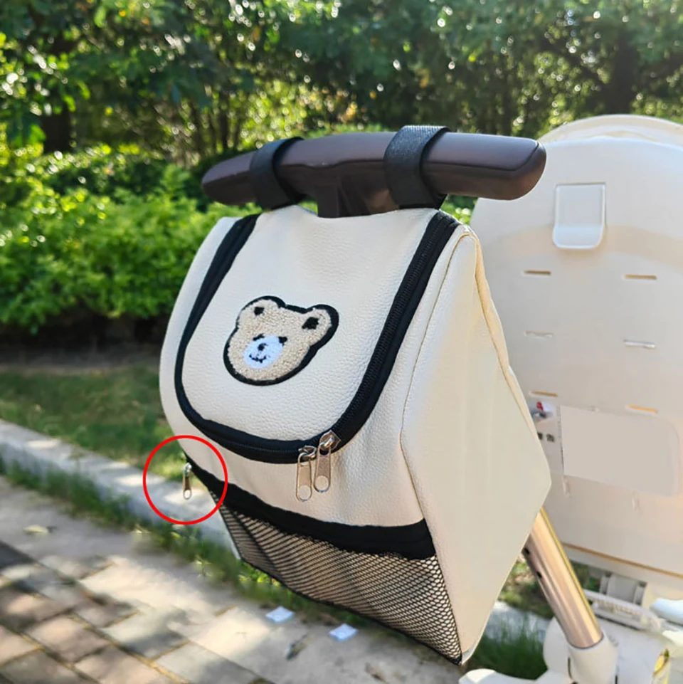 Bolsa integrada en el entorno del bebé