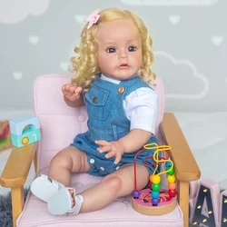 Sue-sue Muñeca reborn realista con pelo de raíz y cuerpo tela