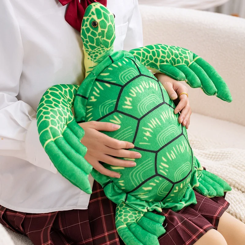 Peluche tortuga sentado, cálido y acogedor, regalo para niños - imagen 2