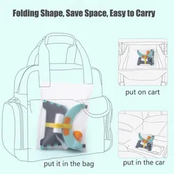 Orinal portátil de viaje para niños, fácil de usar en coche