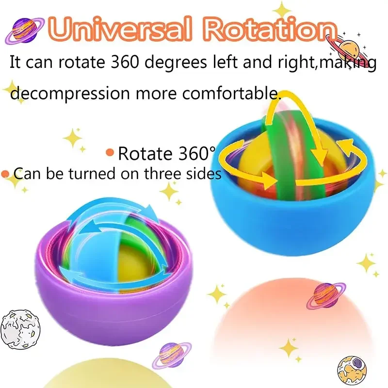 Giroscopio 3D sensorial para niños y adultos antiestrés - imagen 5