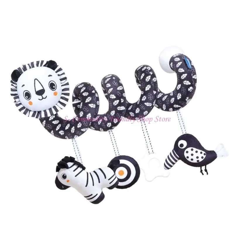Móvil de cuna sensorial colgante peluche suave relajante para bebés
