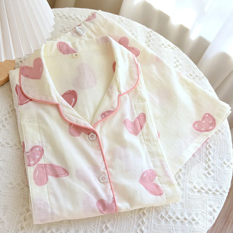 Pijama gasa para maternidad y lactancia, manga corta - imagen 2