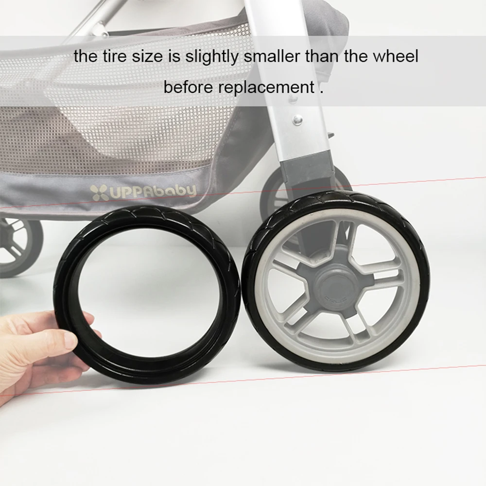 Cubierta neumático cochecito Uppababy Cruz sin cámara para rueda - imagen 4