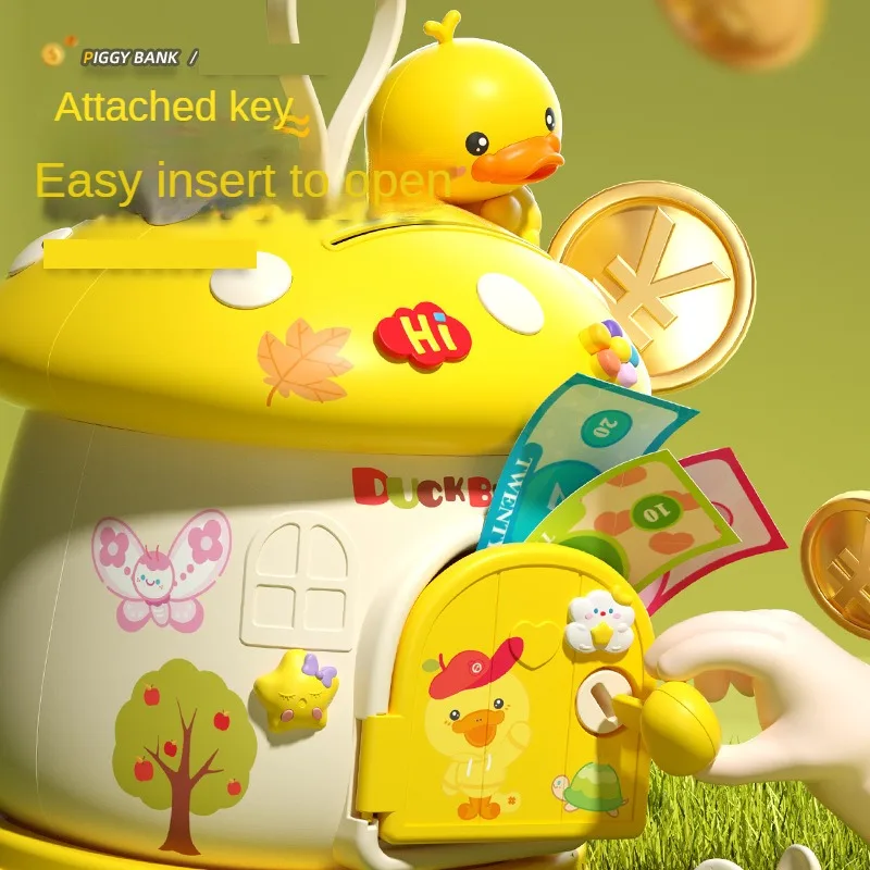 Hucha infantil de setas cartoon con pegatinas 3D DIY - imagen 2