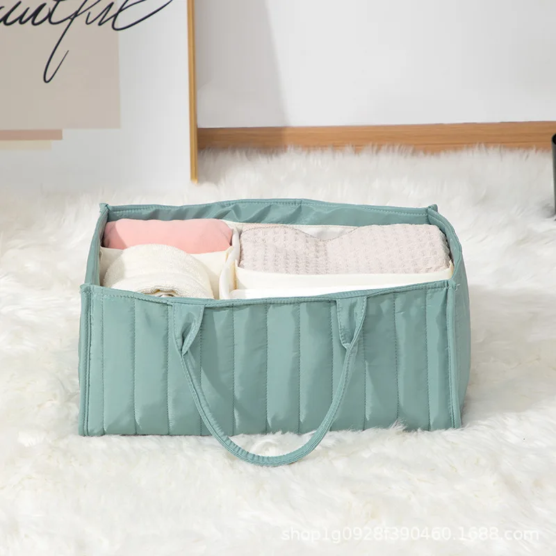 Bolsa de pañales multifuncional plegable gran capacidad para mamás - imagen 5
