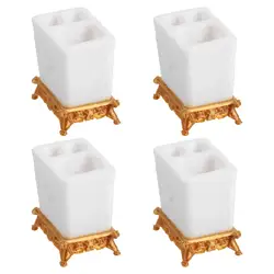 Portacepillos dentales para casa de muñecas – accesorios baño