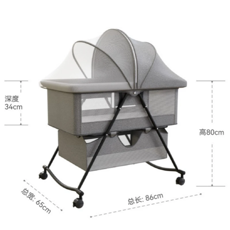 Cuna de viaje plegable para bebé – Cama cómoda y segura - imagen 4