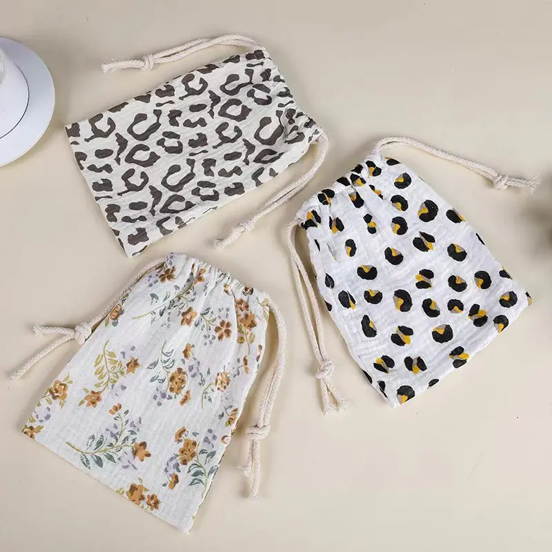 Bolsa de pañales de algodón para bebé - Organizador Caddy práctico - imagen 4