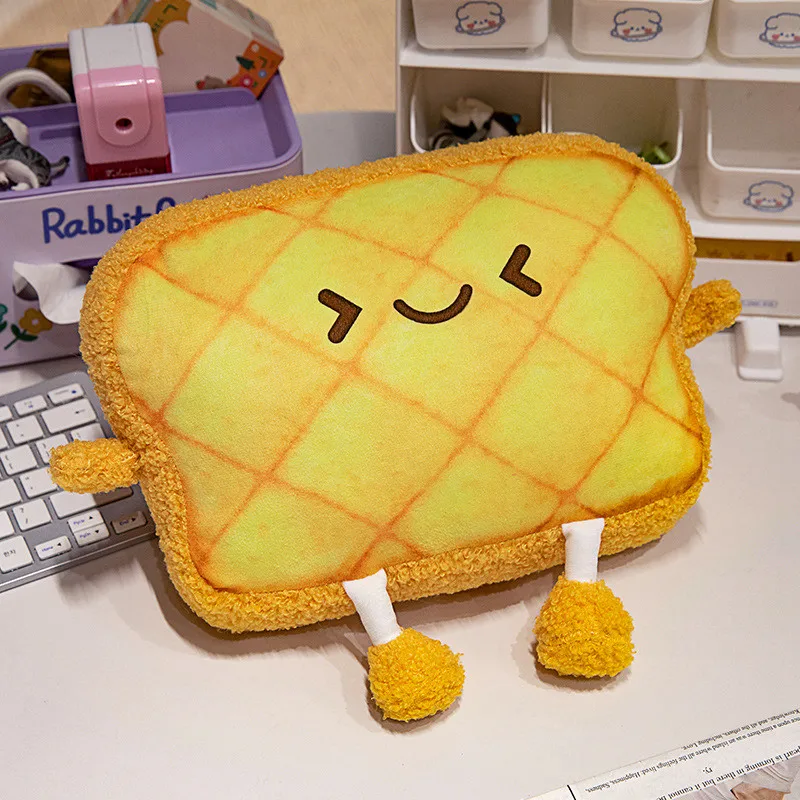 Almohada para asiento de coche, diseño peluche tostado infantil - imagen 2