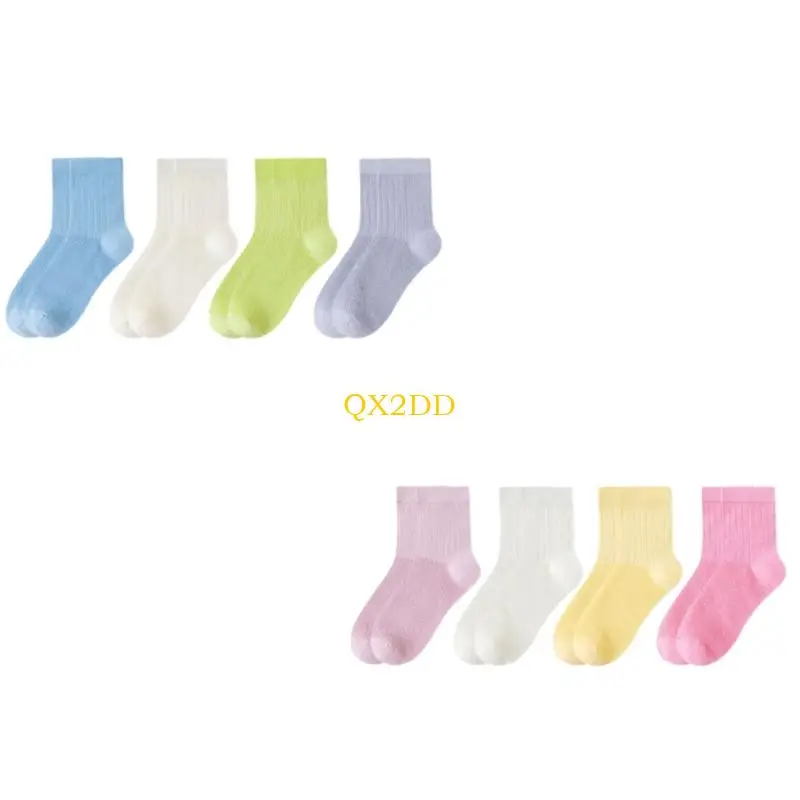 Calcetines de tobillo para niño con malla transpirable y colores variados