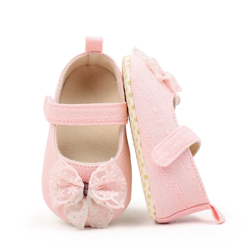 Zapatos de bebé princesa de suela blanda para niña, primavera - imagen 4