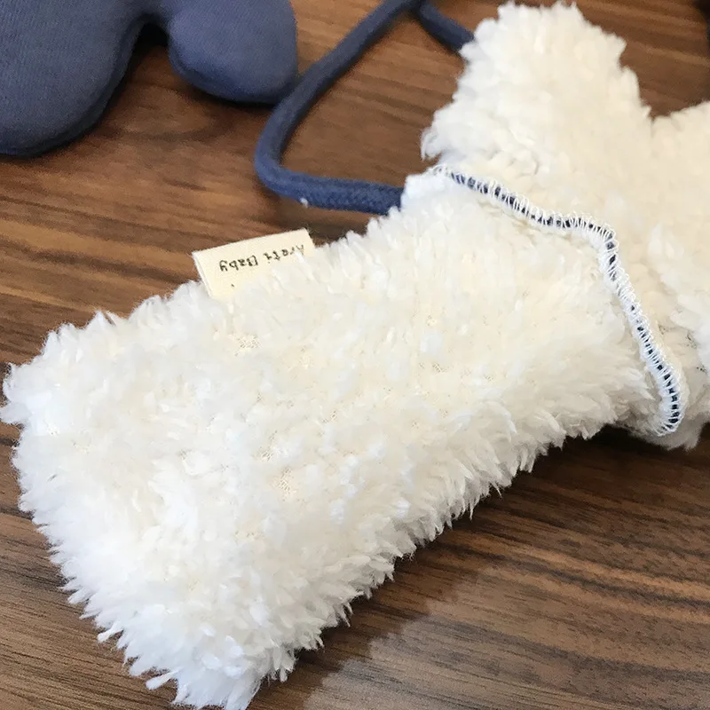 Guantes de esquí para niños de forro polar con protección muñeca - imagen 3
