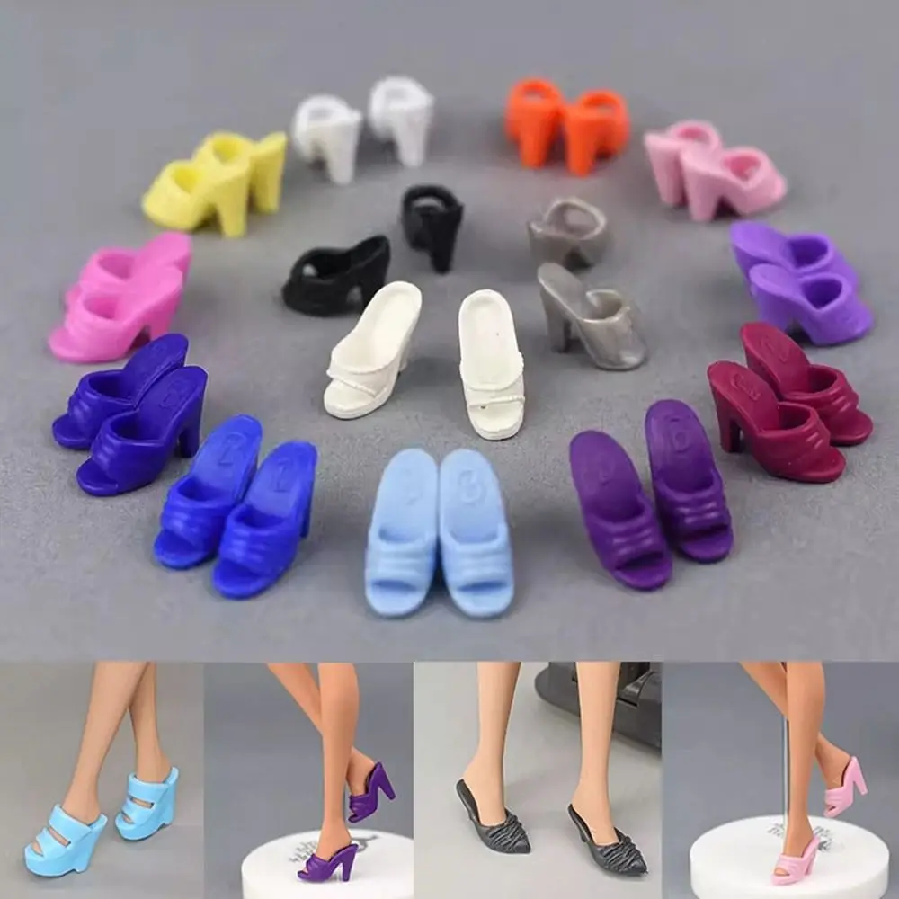 Zapatos de muñeca multicolor para 30 cm