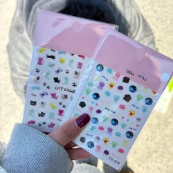 Pegatinas infantiles de peces marinos en gel para manualidades