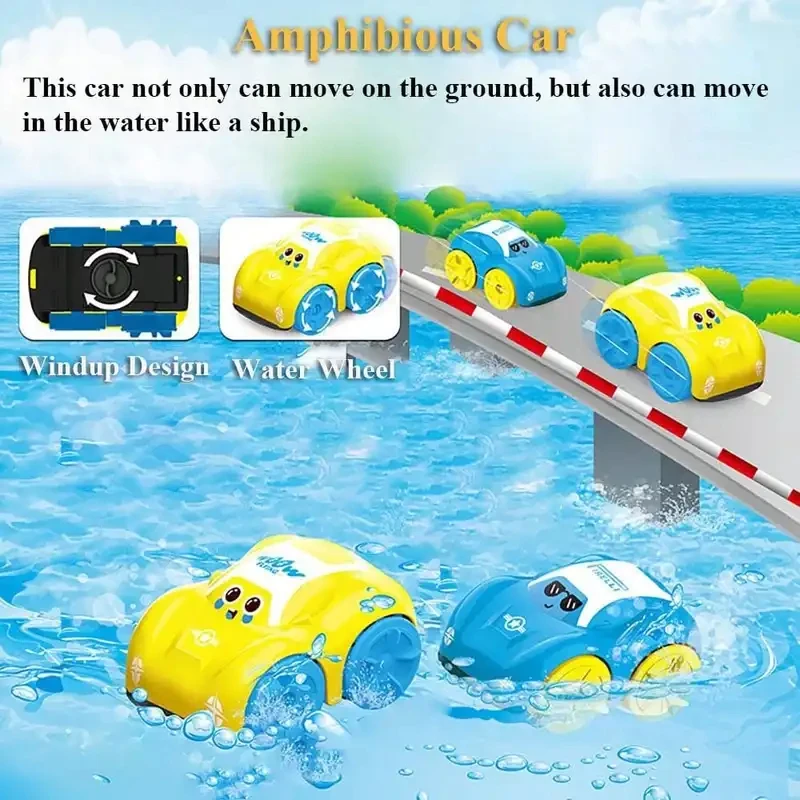 Coche anfibio de juguete de baño flotante acuático para bebé y niños - imagen 3