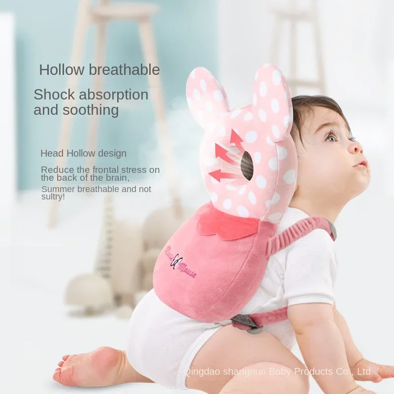 Protector de cabeza antivuelco para bebé - Suave, cómodo y seguro - imagen 3