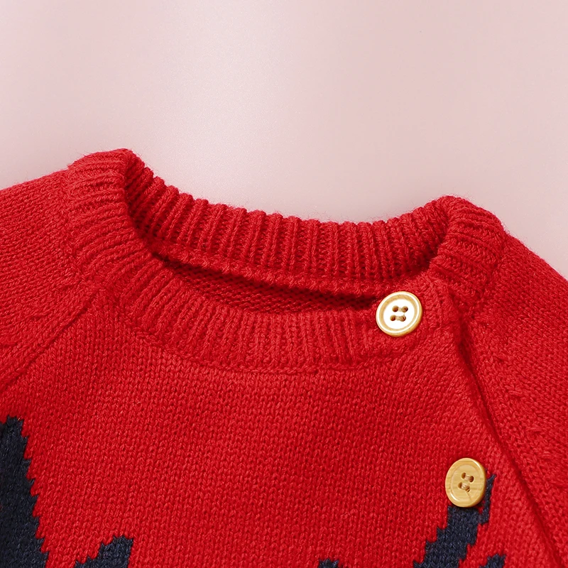 Pelele Navidad Bebé con Renos – Monos Infantiles de Invierno 0-2 Años - imagen 3
