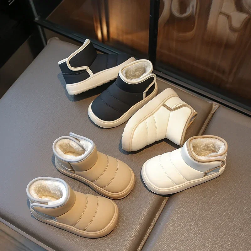 Botas de nieve infantiles impermeables con suela antideslizante - imagen 4