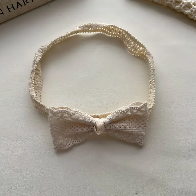 Diadema bebé de encaje floral para niña – estilo princesa - imagen 4