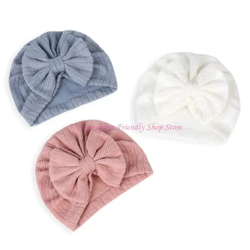 Gorro turbante con lazo para bebés