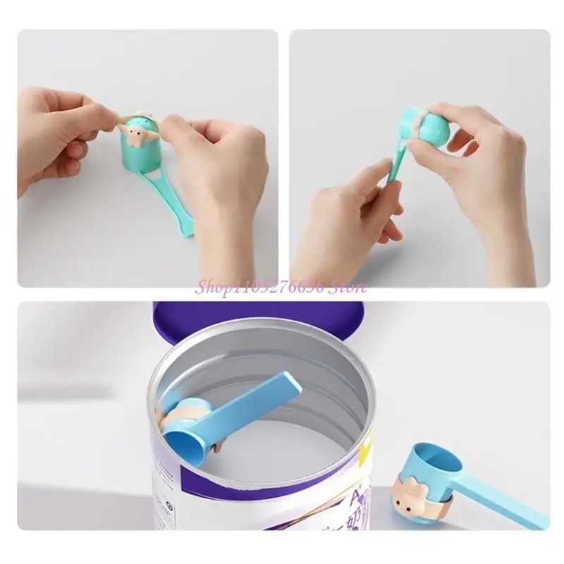 Cucharita de leche en polvo con anillo antideslizante - imagen 2