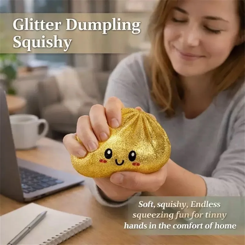 Bola sensorial antiestrés con textura de comida blandita - imagen 2