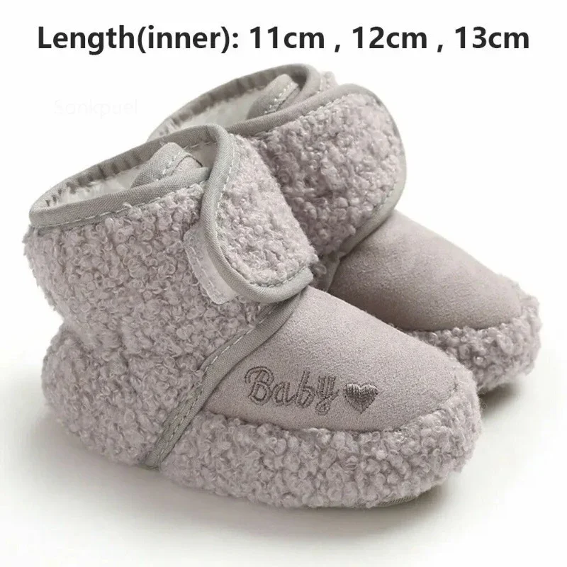 Botines de invierno con forro polar y suela blanda