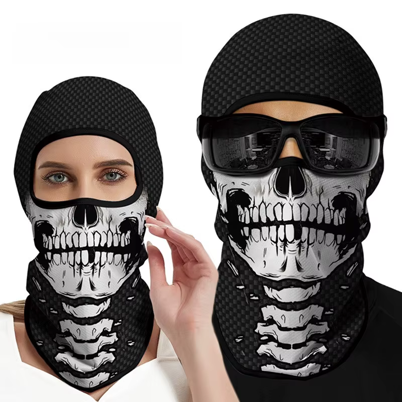 Pasamontañas infantil con protección solar – Calavera transpirable