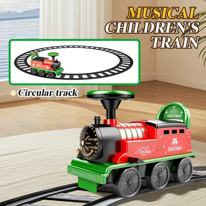 Tren eléctrico de Navidad Ailway clásico para montar