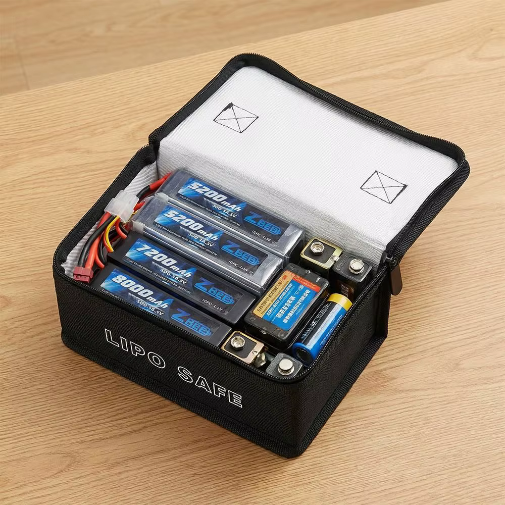 Bolsa ignífuga para baterías Lipo – Funda protectora antiexplosión - imagen 2