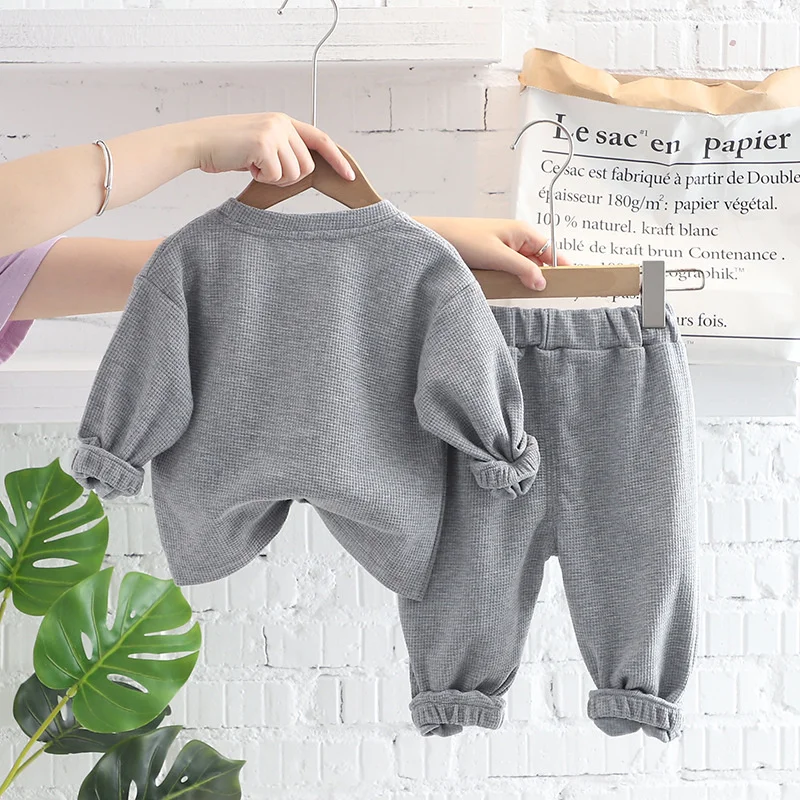 Conjunto chándal infantil de algodón – Ropa sport para niños - imagen 3