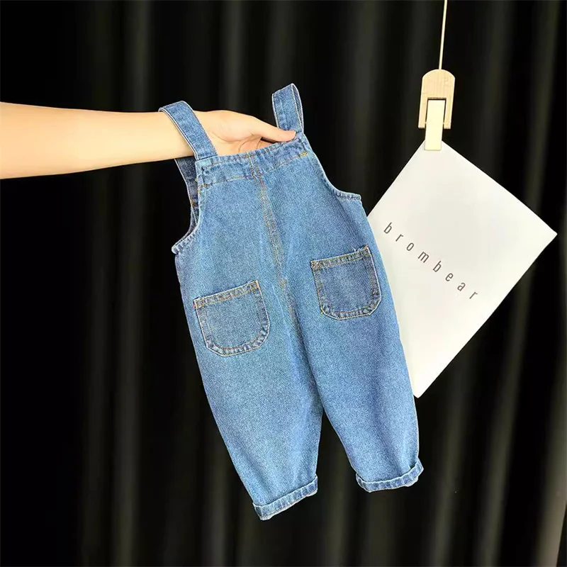 Monos vaqueros con tirantes para bebés – estilo casual verano - imagen 5