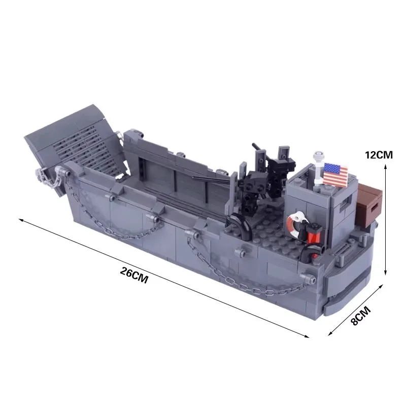 Barco LCM3 de desembarco WWII – Bloques militares para niños - imagen 2