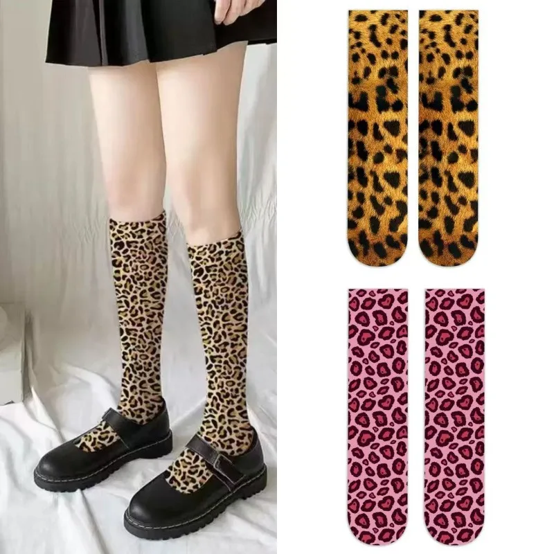 Calcetines cortos con estampado de leopardo cómodos y transpirables - imagen 5