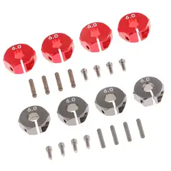 Tornillos hexagonales metálicos para ruedas RC – Repuesto buje