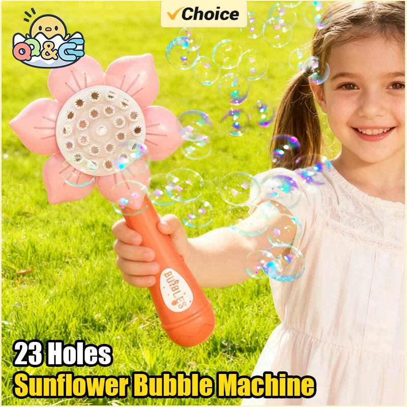 Máquina de burbujas eléctrica automática para juegos al aire libre - imagen 4