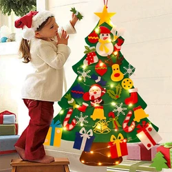 Adornos navideños de fieltro para habitación infantil
