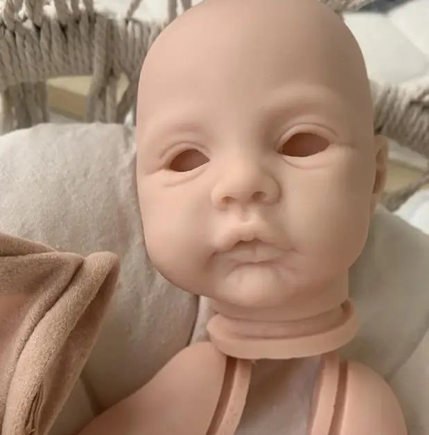Kit de muñeca reborn Meadow con cuerpo textil y ojos - imagen 4