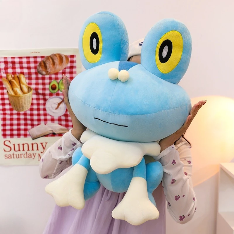 Peluche Pokémon Froakie grande, suave y cómodo para regalar