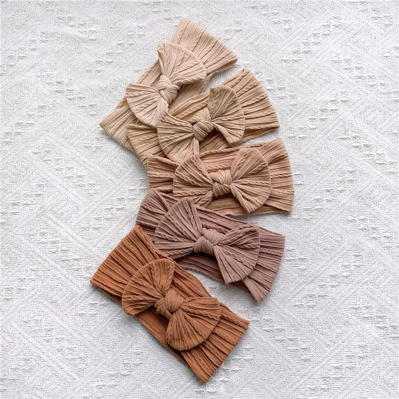 Diadema con lazo elástica para bebé – Cómoda para niña y niño - imagen 5