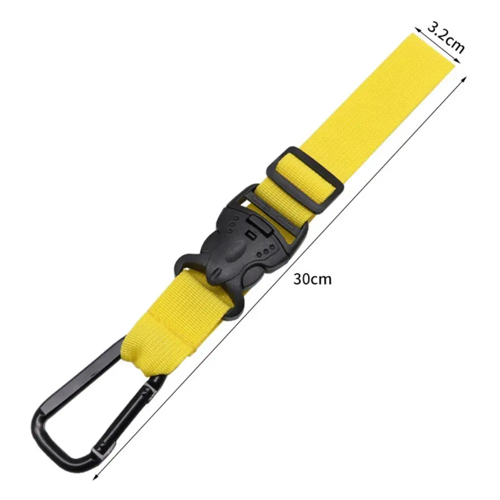Correa equipaje nylon ajustable con gancho para mochila infantil